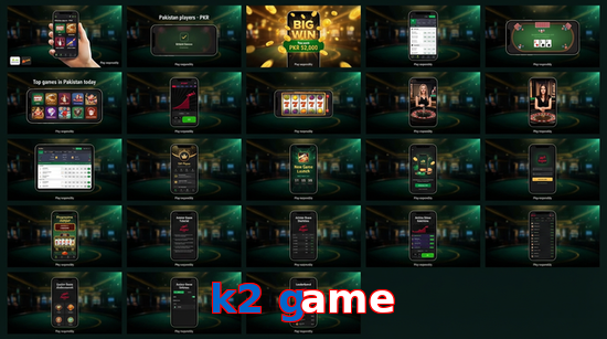 Main screen of K2 Game bet page for PK players